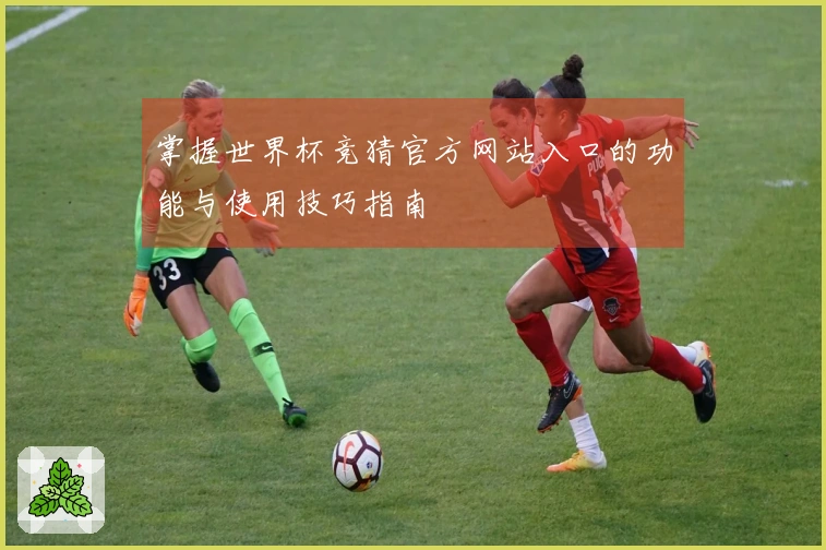 掌握世界杯竞猜官方网站入口的功能与使用技巧指南